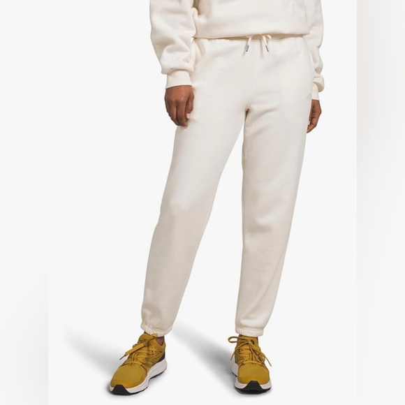 NWT The North Face Women's XL Half Dome Fleece Sweatpants Gardenia White - Picture 1 of 7